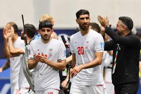 منافس مصر.. منتخب إيران يشكر مدينة لوس أنجلوس بعد مباراة بلجيكا